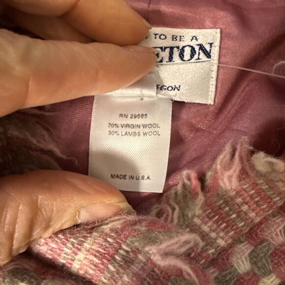 Pendleton Womens Tweed Pink Vintage Wool Blazer Jacket 12 Old Money Quiet Luxury - Picture 6 of 8